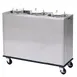 Lakeside 942 Mobile Enclosed 3-Stack Dish Dispenser w/ 6" Dia. Dish Size, Unheated 1 image