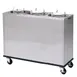 Lakeside 972 Mobile Enclosed 3-Stack Dish Dispenser w/ 12" Dia. Dish Size, Unheated 1 image
