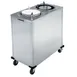 Lakeside 991 Mobile 2-Stack Dish Dispenser For Oval Plates w/ 11-3/8"x13.5" Dish Size, Unheated 1 image