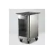 Lakeside 996 Stainless Mobile Tray Dispenser with 2 Open Sides for 14" x 18" or 15" x 20" Trays 3 image