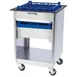 Lakeside 997 Stainless Steel Mobile Cup & Glass Rack Dispenser w/ Open Base  1 image