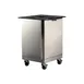 Lakeside 998 Stainless Steel Mobile Cup & Glass Rack Dispenser w/ Enclosed Base 3 image