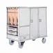 Lakeside PB64ENC Stainless Steel 64 Tray Enclosed Meal & Beverage Delivery Cart 1 image