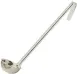 Winco LDI-1 One-Piece Stainless Steel 1 oz LDI Series Serving Ladle w/ 10-3/8" Handle 2 image