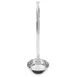 Winco LDI-8 One-Piece Stainless Steel 8 oz LDI Series Serving Ladle w/ 12 1/2" Long Handle 1 image