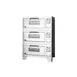 Lang DO54B3M 54" Electric Marine Triple-Deck Bake Oven w/ 1 Rack/Deck, 6" Bolt-Down Legs 1 image