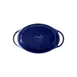 Lodge EC2C32 - 2-Qt Cast Iron Oval Baking Dish, Indigo, induction ready, 15-3/4" x 10-1/16" 3 image
