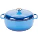 Lodge EC6D33 6-Qt Blue Dutch Oven, 11-3/5" Dia, 6" H, Porcelain Enameled Cast Iron, Induction Ready 1 image