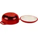 Lodge EC6D43 6-Qt Red Cast Iron Dutch Oven, 11-3/5" Dia, 6" H, Induction Ready, Dishwasher Safe 3 image