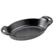 Lodge HMSOV Mini Server, 9 Oz. Oval Cast Iron Au Gratin, 8" L x 4-1/8" W x 1-11/16" H, Heat‑Treated 1 image