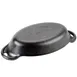 Lodge HMSOV Mini Server, 9 Oz. Oval Cast Iron Au Gratin, 8" L x 4-1/8" W x 1-11/16" H, Heat‑Treated 2 image