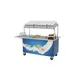 LTI HWC-60 Molded Fiberglas Streamline Hot Well Cart - 60-3/8" x 30" x 34" 1 image