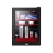 Summit LX114LR 13¾" BeautiFridge Refrigerator, 0.85 cu.ft, Black, Glass Door with Lock, R600a, 115V 4 image