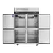 Turbo Air M3R47-4-N 51" 2-Section Reach-In Refrigerator w/ 4 Half Solid Doors, Top Mount, Aluminum Interior, 42 cu. ft. 3 image