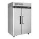 Turbo Air M3RF45-2-N 49" 2-Section Reach-In Refrigerator Freezer Combo w/ 2 Solid Doors 1 image