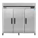 Maxx Cold MCFT-72FDHC 81" 3-Solid Door Reach-In Freezer, Top Mounted, 66.7 cu. ft., Stainless Steel 1 image
