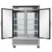 Maxx Cold MCR-49FDHC 54" 2-Section Reach-In Refrigerator w/ 2 Solid Doors, Bottom Mount, Stainless Steel, 43 cu. ft 4 image