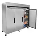 Maxx Cold MCR-72FDHC 81" 3-Section Reach-In Refrigerator w/ 3 Solid Doors, Stainless Steel, 67 cu. ft. 2 image