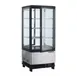 Maxx Cold MECR-32D 16" Self Service Countertop Refrigerated Display Case with 2 Pass-Thru Hinged Glass Doors , 3 Shelves - 3.03 cu. ft. 1 image