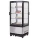 Maxx Cold MECR-32D 16" Self Service Countertop Refrigerated Display Case with 2 Pass-Thru Hinged Glass Doors , 3 Shelves - 3.03 cu. ft. 5 image