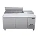 Maxx Cold MVPP70HC 70" 2-Door Refrigerated Pizza Prep Table, 9 Pans 1 image