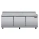 Maxx Cold MVR72SHC 72" 3-Door Sandwich and Salad Prep Table, 18 Pans, Stainless Steel 1 image