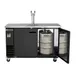 Maxx Cold MXBD48-1BHC 47" Draft Beer Cooler w/ 2 Kegs, 10.5 cu. ft., 1 Dual-Tap Tower 4 image