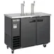 Maxx Cold MXBD48-2BHC 47" Draft Beer Cooler w/ 2 Kegs, 10.5 cu. ft., 2 Single-Tap Towers 2 image