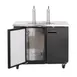 Maxx Cold MXBD48-2BHC 47" Draft Beer Cooler w/ 2 Kegs, 10.5 cu. ft., 2 Single-Tap Towers 4 image
