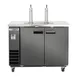 Maxx Cold MXBD48-2BHC 47" Draft Beer Cooler w/ 2 Kegs, 10.5 cu. ft., 2 Single-Tap Towers 1 image