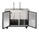 Maxx Cold MXBD48-2SHC 47" Draft Beer Cooler w/ 2 Kegs, 10.5 cu. ft., 2 Single-Tap Towers 3 image