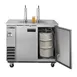 Maxx Cold MXBD48-2SHC 47" Draft Beer Cooler w/ 2 Kegs, 10.5 cu. ft., 2 Single-Tap Towers 7 image