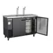 Maxx Cold MXBD60-2BHC 61" Draft Beer Cooler w/ 2 Kegs, 14.2 cu. ft., 2 Single-Tap Towers 2 image