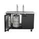 Maxx Cold MXBD60-2BHC 61" Draft Beer Cooler w/ 2 Kegs, 14.2 cu. ft., 2 Single-Tap Towers 4 image