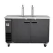 Maxx Cold MXBD60-2BHC 61" Draft Beer Cooler w/ 2 Kegs, 14.2 cu. ft., 2 Single-Tap Towers 1 image
