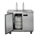 Maxx Cold MXBD60-2SHC 61" Draft Beer Cooler w/ 2 Kegs, 14.2 cu. ft., 2 Single-Tap Towers 4 image