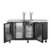 Maxx Cold MXBD72-2BHC 73" Draft Beer Cooler w/ 3 Kegs, 17.3 cu. ft., 2 Dual-Tap Towers 5 image