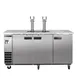 Maxx Cold MXBD72-2SHC 73" Draft Beer Cooler w/ 3 Kegs, 17.3 cu. ft., 2 Dual-Tap Towers 1 image