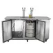 Maxx Cold MXBD72-2SHC 73" Draft Beer Cooler w/ 3 Kegs, 17.3 cu. ft., 2 Dual-Tap Towers 3 image