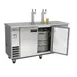 Maxx Cold MXBD72-2SHC 73" Draft Beer Cooler w/ 3 Kegs, 17.3 cu. ft., 2 Dual-Tap Towers 4 image