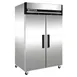 Maxx Cold MXCF-49FDHC 53.90" 2-Section Reach-In Freezer w/ 2 Solid Doors, Top Mount, 49 cu. ft., Stainless Steel 1 image