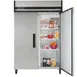 Maxx Cold MXCR-49FDHC 53"  2-Section Reach-In Refrigerator w/ 2 Solid Doors, Top Mounted, Aluminum Interior, 49 cu. ft capacity 4 image