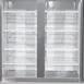 Maxx Cold MXCR-49GDHC 55" 2-Section Reach-In Refrigerator w/ 2 Glass Doors, Bottom Mounted, Stainless Steel, 49 cu. ft. 5 image