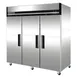 Maxx Cold MXCR-72FDHC 81" 3-Section Reach-In Refrigerator w/ 3 Solid Doors, Top Mount, Aluminum Interior, 72 cu. ft 3 image
