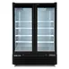 Maxx Cold MXGDM-50RBHC - 54" Black Glass Door Merchandiser Refrigerator, 50 cu ft, ½ HP, Lock 1 image