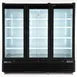Maxx Cold MXGDM-73FBHC 73 cu ft Glass Door Merchandiser, Black, 3‑Section, 1‑1/4 HP Compressor 1 image