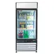 Maxx Cold MXM1-12RHC 25" Merchandiser Refrigerator in White, w/ Glass Door, 12 cu.ft. 2 image