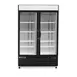 Maxx Cold MXM2-48RBHC 54" Merchandiser Refrigerator in Black w/ 2 Glass Door, 48 cu.ft.  3 image