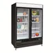 Maxx Cold MXM2-48RBHC 54" Merchandiser Refrigerator in Black w/ 2 Glass Door, 48 cu.ft.  4 image