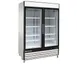 Maxx Cold MXM2-48RHC 54" 2-Section Glass Door Merchandiser Refrigerator in White, 48 cu. ft. 1 image